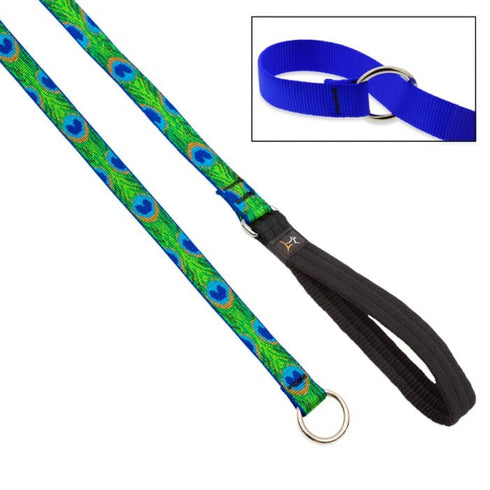 Lupine Original Designs Slip Lead 3/4" x 6' Tail Feathers - Poudre Pet & Feed Supply